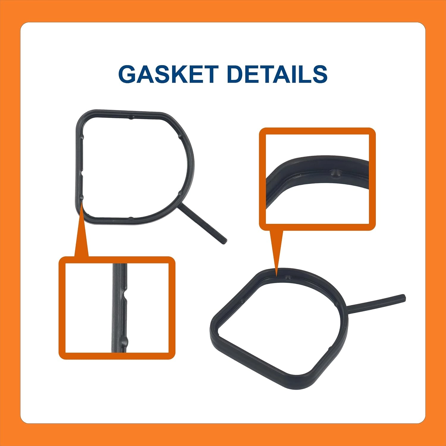 BTS-2047414PE Oil Cooler Gasket for Paccar - 4 BTS-2047414PE Oil Cooler Gasket for Paccar
