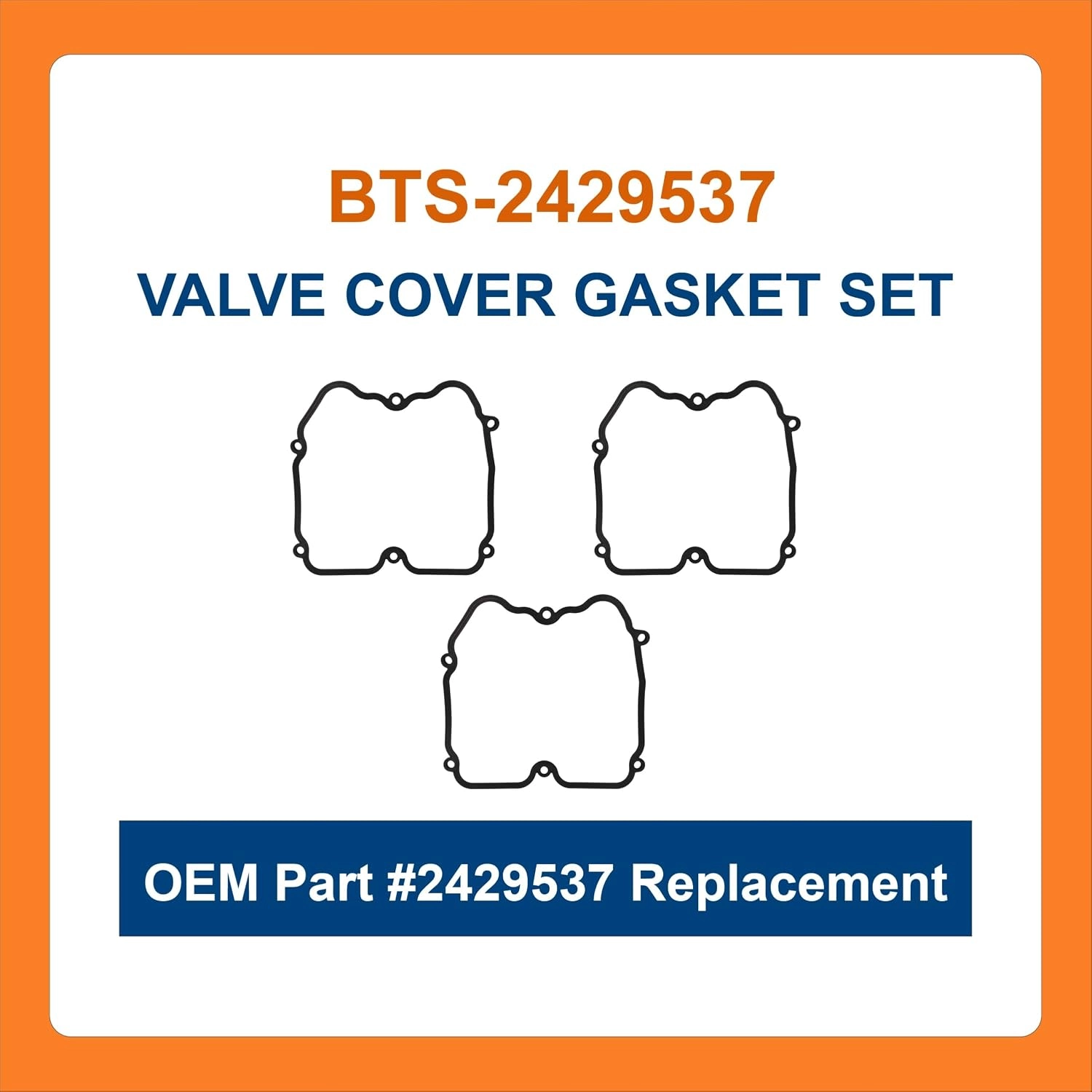 BTS-2429537 Valve Cover Gasket for Caterpillar - 2 BTS-2429537 Valve Cover Gasket for Caterpillar