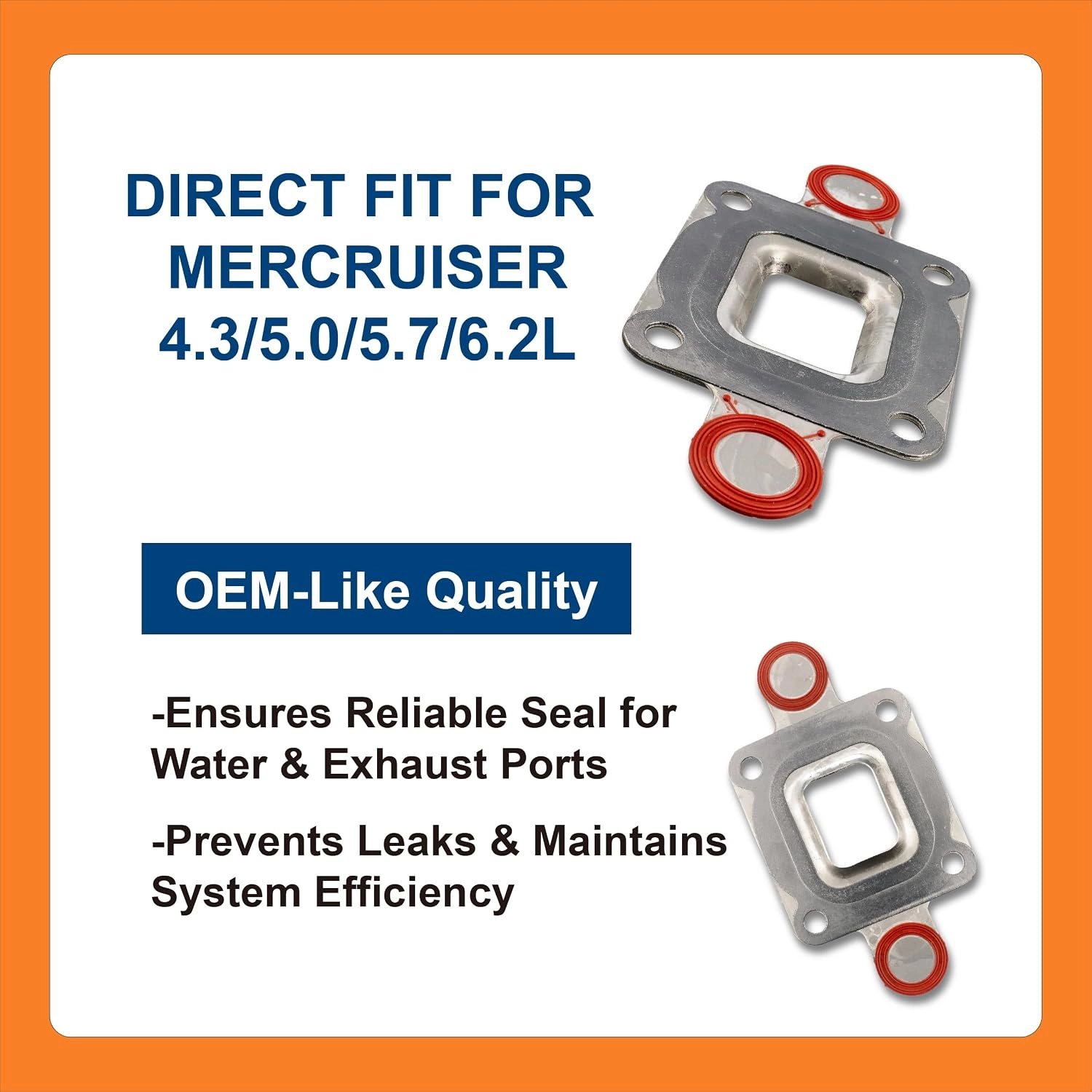 BTS-27-864549A02 Elbow Block Off Gasket for MerCruiser - 2 BTS-27-864549A02 Elbow Block Off Gasket for MerCruiser