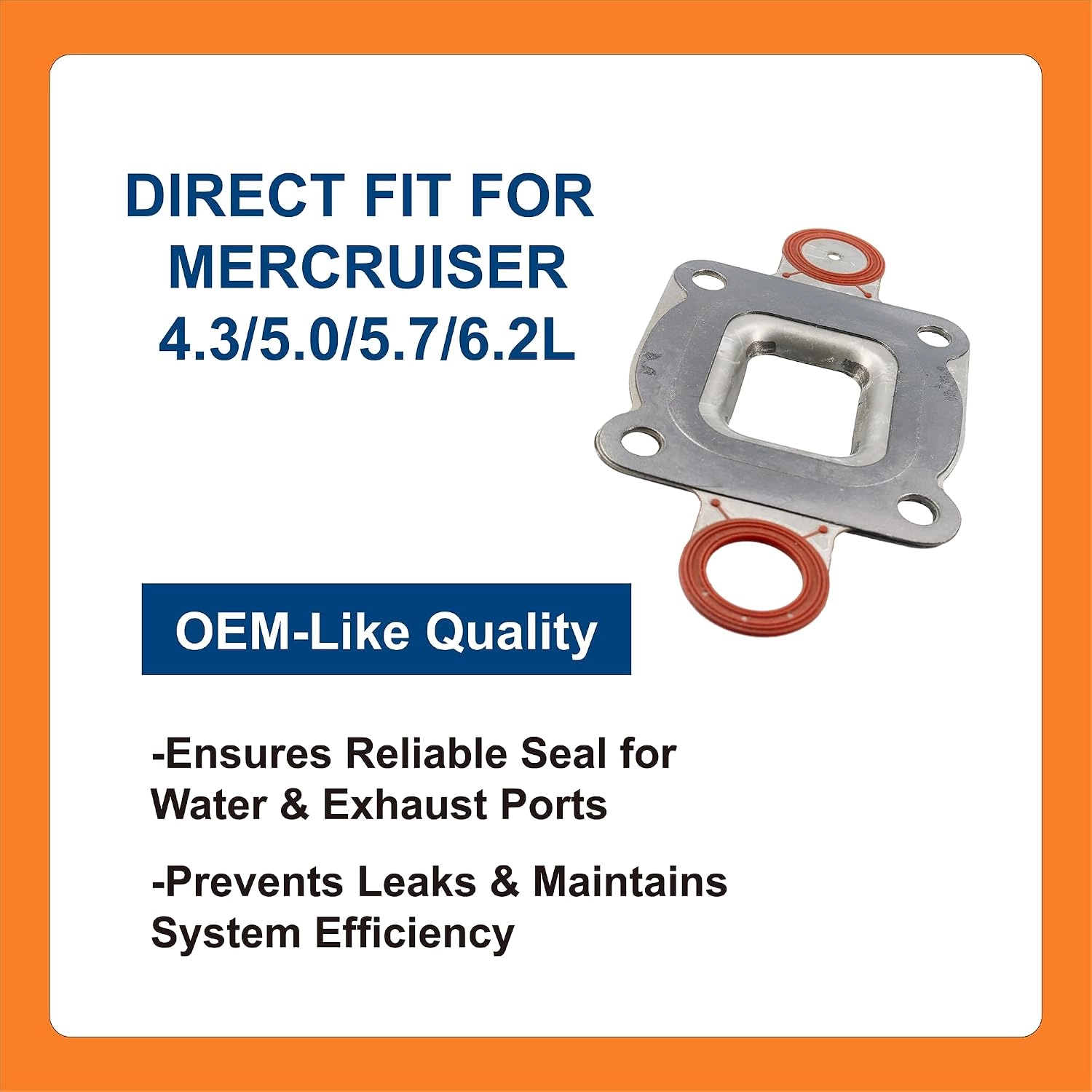 BTS-27-864850A02 Elbow Restrictor Gasket for MerCruiser - 2 BTS-27-864850A02 Elbow Restrictor Gasket for MerCruiser