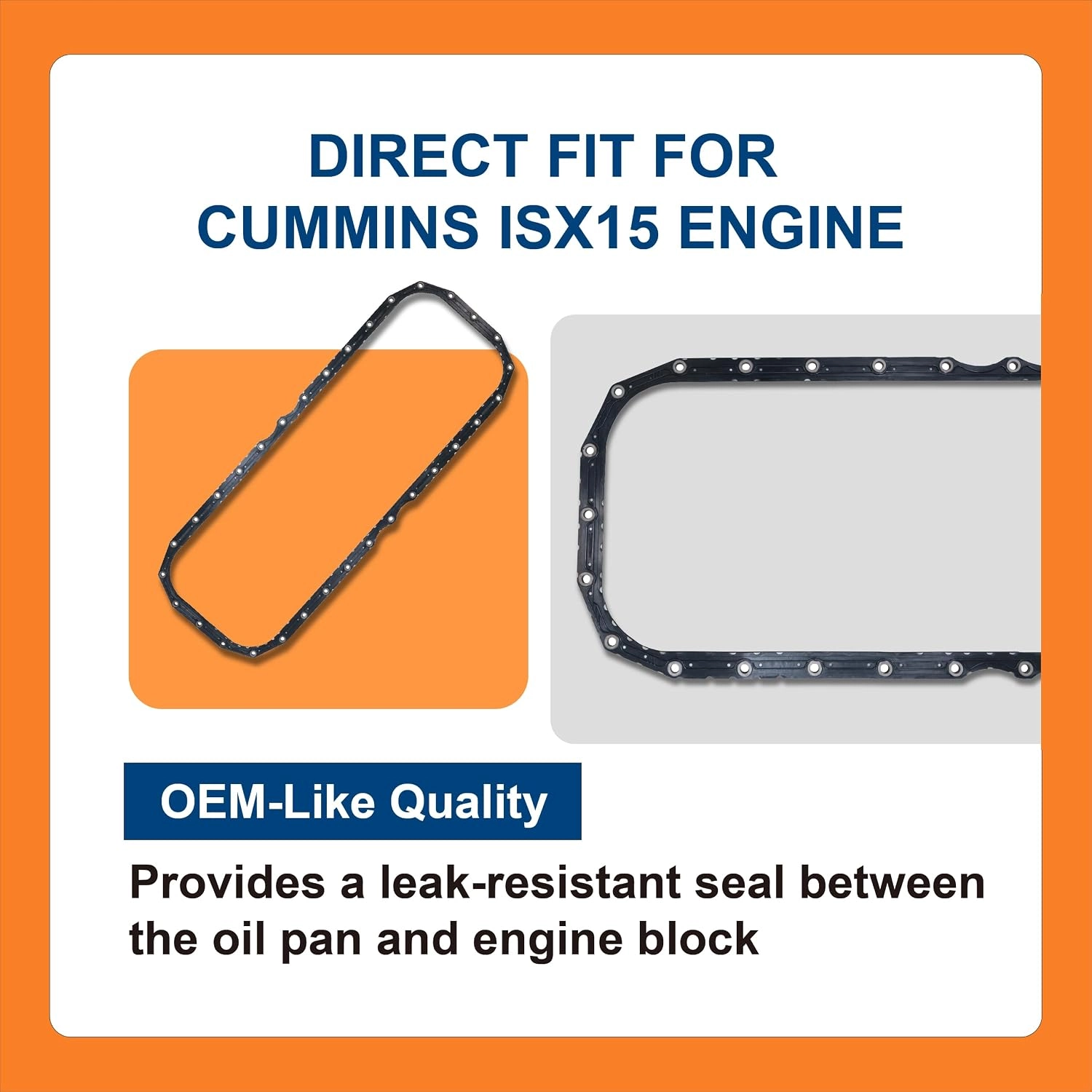 BTS-4026684 Oil Pan Gasket for Cummins - 2 BTS-4026684 Oil Pan Gasket for Cummins