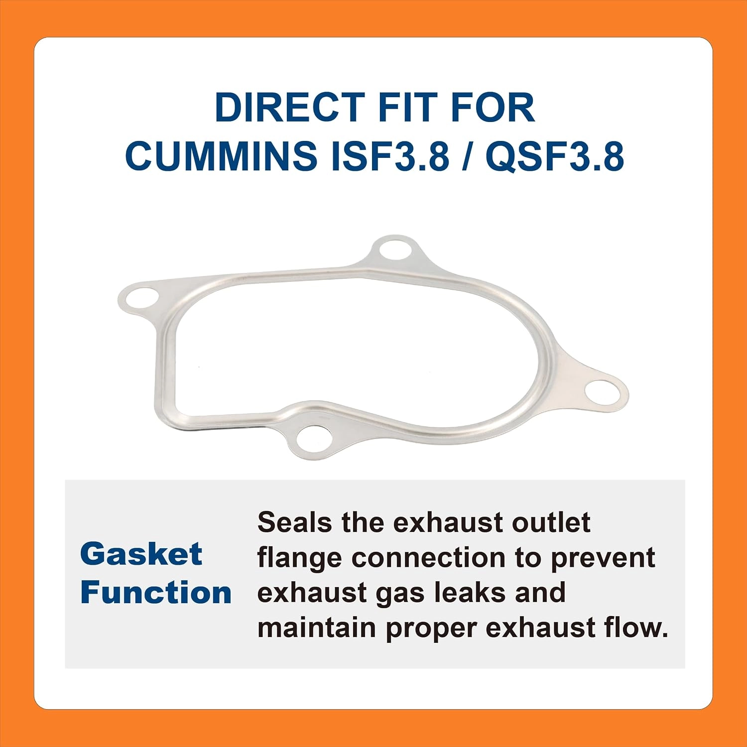 BTS-4896254 Wastegate Gasket for Cummins - 2 BTS-4896254 Wastegate Gasket for Cummins