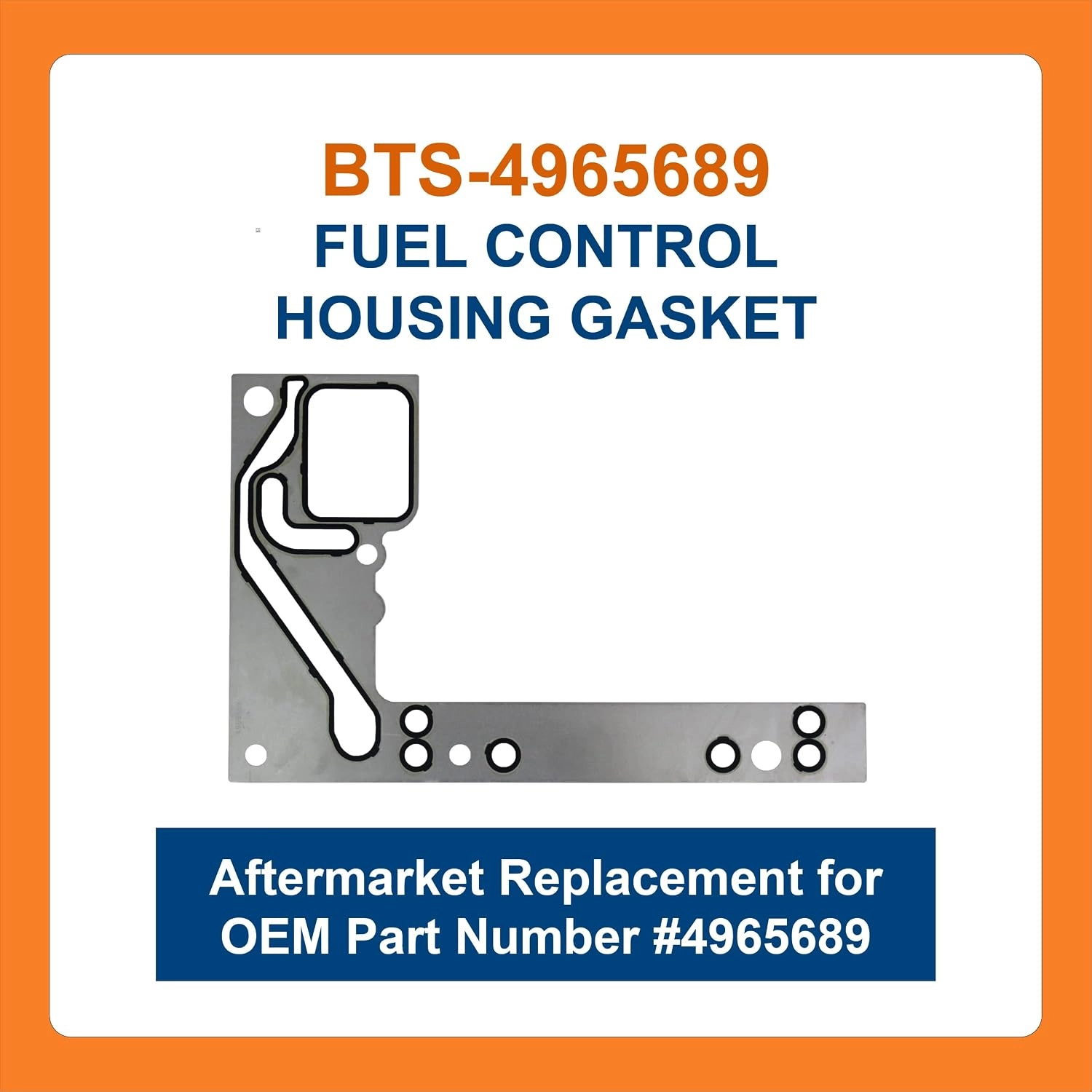 BTS-4965689 Fuel Control Housing Gasket for Cummins - 2 BTS-4965689 Fuel Control Housing Gasket for Cummins