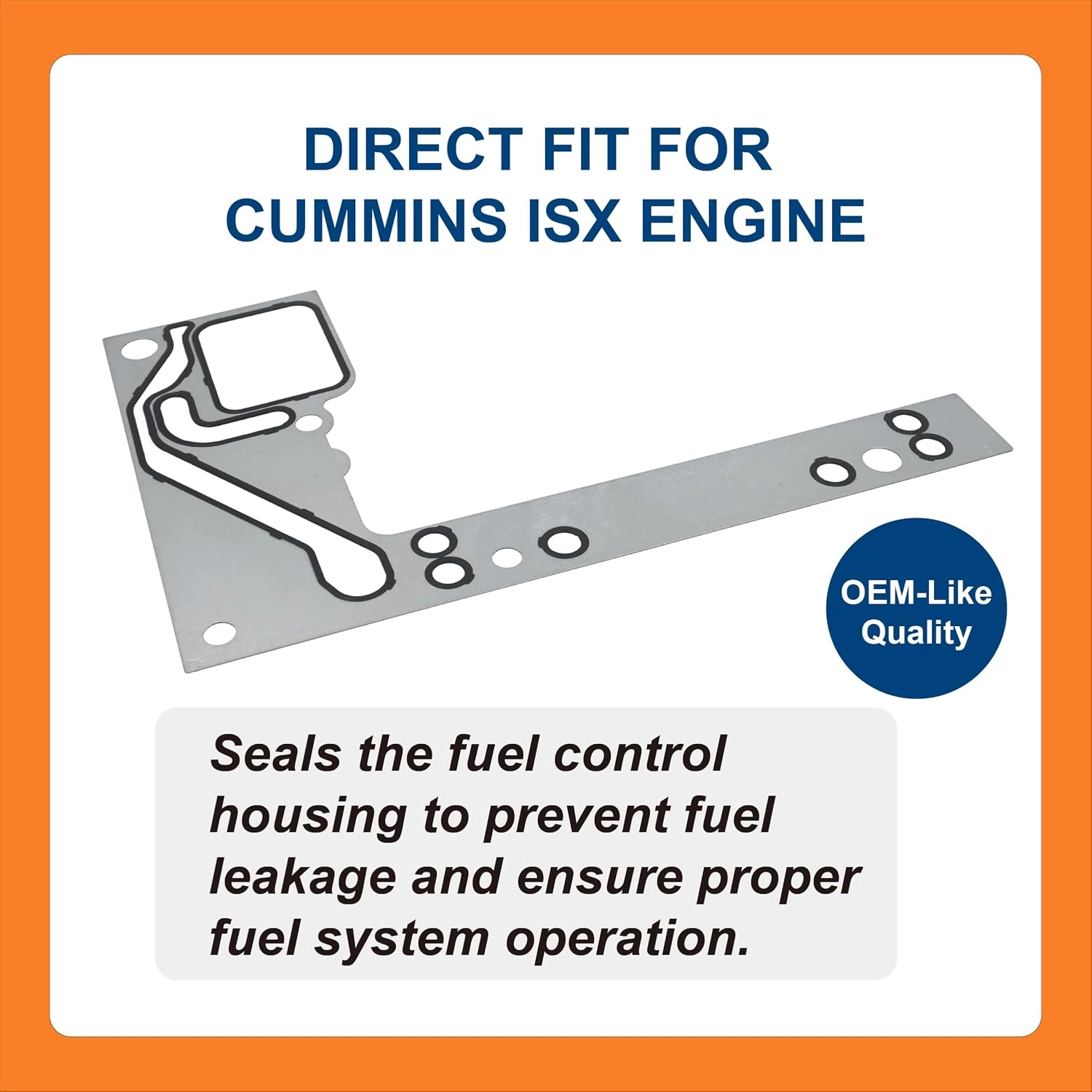 BTS-4965689 Fuel Control Housing Gasket for Cummins - 4 BTS-4965689 Fuel Control Housing Gasket for Cummins