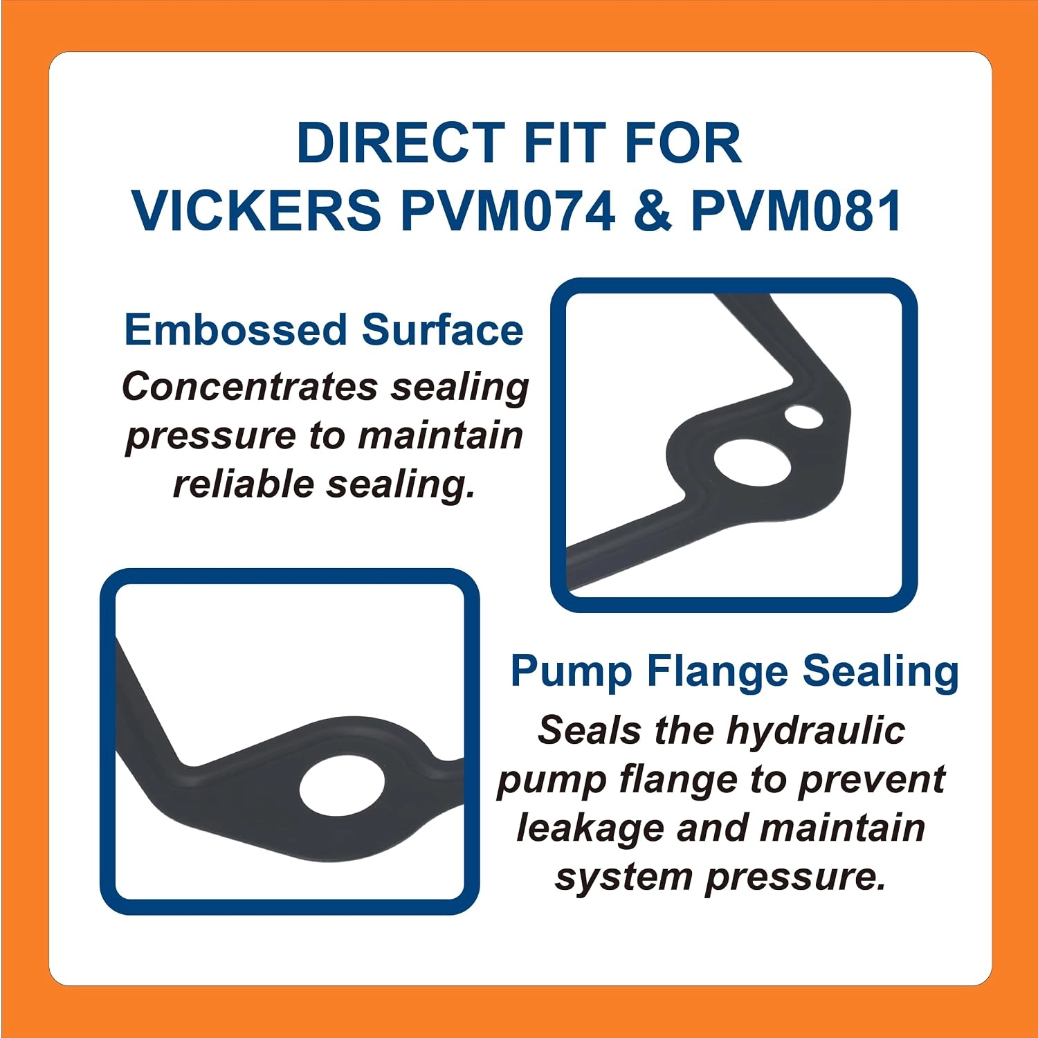 BTS-943362 Hydraulic Pump Flange Gasket for Vickers - 2 BTS-943362 Hydraulic Pump Flange Gasket for Vickers