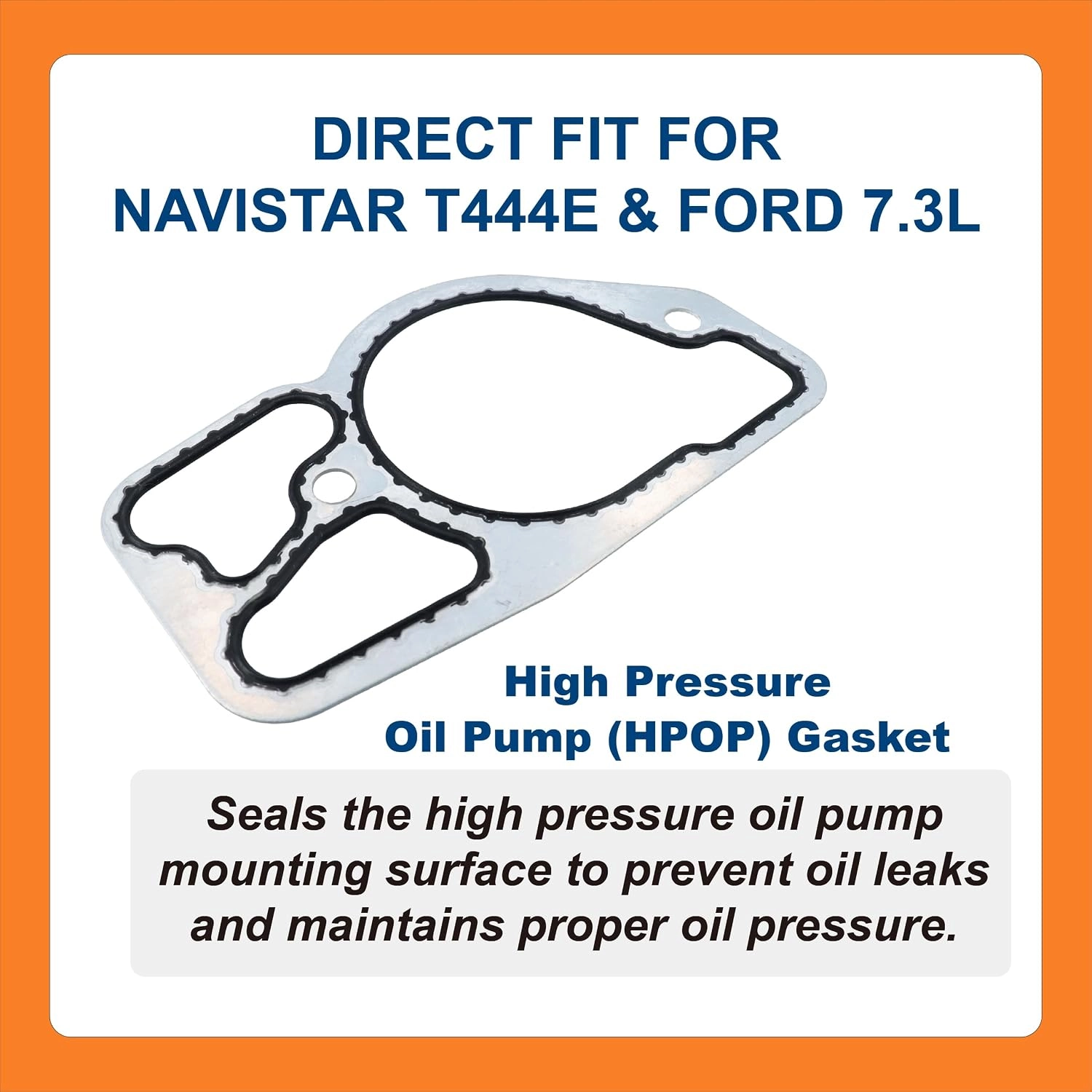 BTS-F6TZ-9417-AA Pump Flange Gasket for Ford - 2 BTS-F6TZ-9417-AA Pump Flange Gasket for Ford